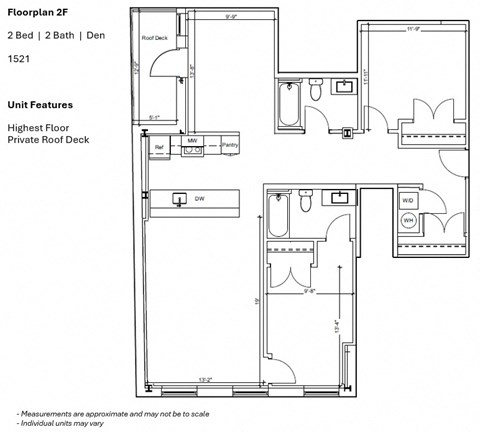 550 Wood St Studio-3 Beds Apartment for Rent - Photo Gallery 24